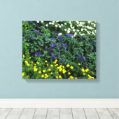 Mooie Bloemen Foto Enkele Canvas (Insitu (Houten vloer))