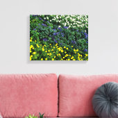 Mooie Bloemen Foto Enkele Canvas (Insitu (Woonkamer))