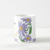 Mooie bloemen: gepersonaliseerde milieuvriendelijk koffiemok (Center)