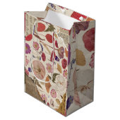 Mooie bloemen geperst medium cadeauzakje