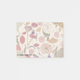 Mooie bloemen geperst post-it® notes
