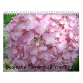 Mooie bloemen, het hele jaar lang kalender (Hoes)