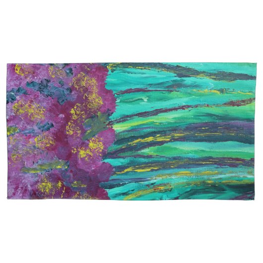 Mooie bloemen Hoesje van koningsgrootte Kussensloop (Voorkant)