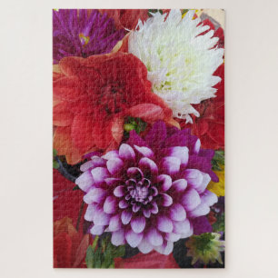 Mooie bloemen Huge Jigzaag Puzzle Legpuzzel