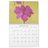 Mooie bloemen in de kunstkalender kalender (Feb 2026)