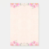 Mooie bloemen in pasteelkleuren post-it® notes (Voorkant)