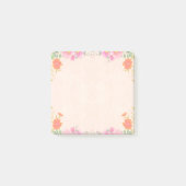 Mooie bloemen in pasteelkleuren post-it® notes (Voorkant)