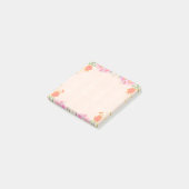 Mooie Bloemen in Pasteltinten Notities Post-it® Notes (Schuin)
