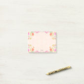 Mooie Bloemen in Pasteltinten Post-it® Notes (Op bureau)
