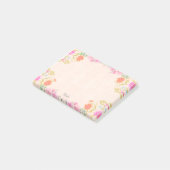 Mooie Bloemen in Pasteltinten Post-it® Notes (Schuin)