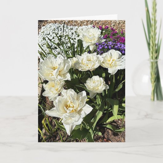 Mooie bloemen kaart (Voorkant)