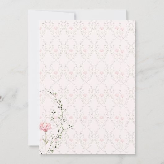 Mooie bloemen  kaart (Voorkant)