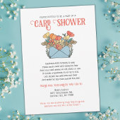 Mooie Bloemen Kaart Shower per Post Verjaardag