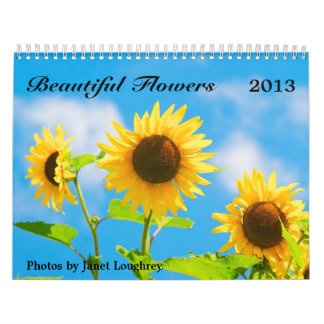 Mooie bloemen kalender 2013