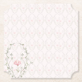 Mooie bloemen  kartonnen onderzetters