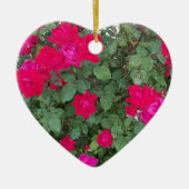 Mooie bloemen keramisch ornament (Voorkant)