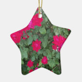 Mooie bloemen keramisch ornament (Links)