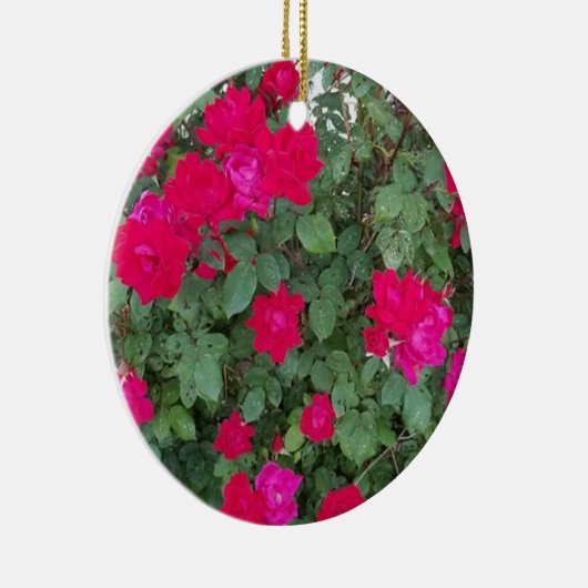 Mooie bloemen keramisch ornament (Rechts)