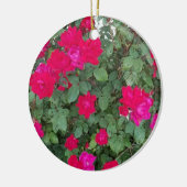Mooie bloemen keramisch ornament (Links)