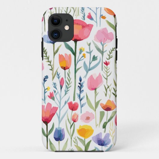 Mooie bloemen, klaprozen Case-Mate iPhone case (Achterkant)