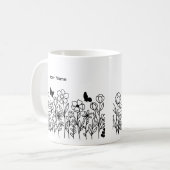 Mooie Bloemen Koffiemok (Voorkant links)