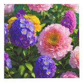 Mooie bloemen kubus (Voorkant)