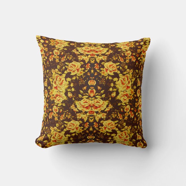 Mooie  bloemen kussen (Voorkant)