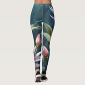 Mooie Bloemen Leggings (Achterkant)