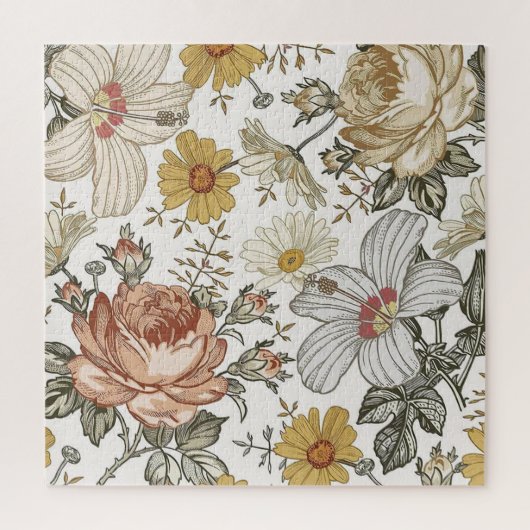 Mooie bloemen legpuzzel (Verticaal)