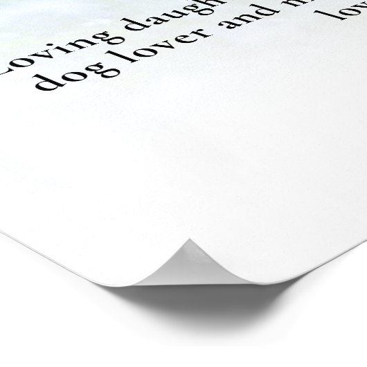 Mooie Bloemen Levensviering Foto Begrafenis Poster (Hoek)