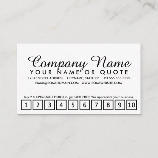 Mooie bloemen loyaliteitsprogramma klantenkaartje (Voorkant)