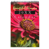 Mooie bloemen met bijbelprijzen voor elke maand kalender (Hoes)