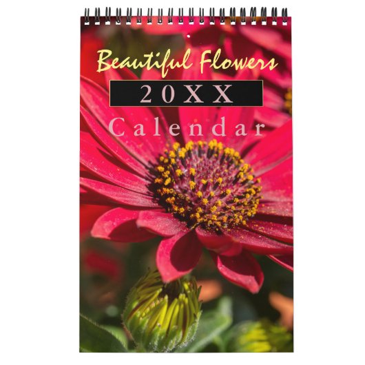Mooie bloemen met bijbelprijzen voor elke maand kalender (Hoes)
