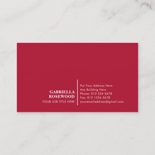 Mooie bloemen met gradiënt wit visitekaartje (Achterkant)