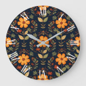  Mooie Bloemen Modern Collectie Grote Klok (Voorkant)