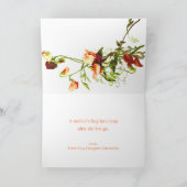 Mooie Bloemen Moederdag Vakantie Kaart (Binnen)