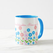 Mooie bloemen mok voor dochter (Voorkant rechts)