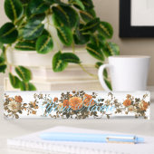 Mooie bloemen naambordje