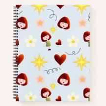 Mooie bloemen notebook voor meisjes