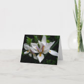 Mooie bloemen notecard kaart (Voorkant)