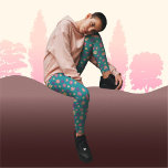 Mooie bloemen op donkergroene achtergrondpatroon leggings<br><div class="desc">Maak kennis met onze verbluffende leggings met een bloeiend patroon, ideaal om een beetje elegantie aan elke outfit toe te voegen. Deze leggings zijn gemaakt van hoogwaardig, stretchy materiaal en bieden ultieme comfort en een vleiend design. Het prachtige bloemontwerp is oogkweek en vrouwelijk, waardoor ze perfect zijn voor zowel casual...</div>