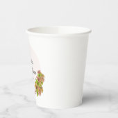 Mooie bloemen papieren bekers (Links)