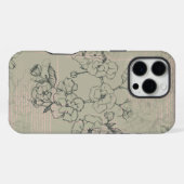 Mooie Bloemen Patroon Japanse kersenbloesem iPhone Hoesje (Achterkant horizontaal)