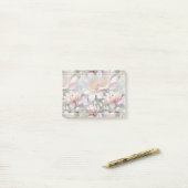 Mooie Bloemen Patroon Pioenrozen Bloemig Post-it® Notes (Op bureau)