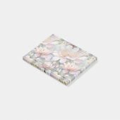 Mooie Bloemen Patroon Pioenrozen Bloemig Post-it® Notes (Schuin)