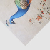 Mooie Bloemen Pauw Decoupage Tissuepapier (Detail)