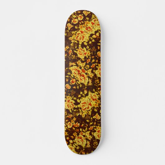 Mooie  bloemen persoonlijk skateboard (Voorkant)