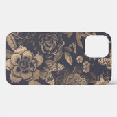 Mooie bloemen pinda's, rozen en vlinders. Case-Mate iPhone case (Achterkant (horizontaal))