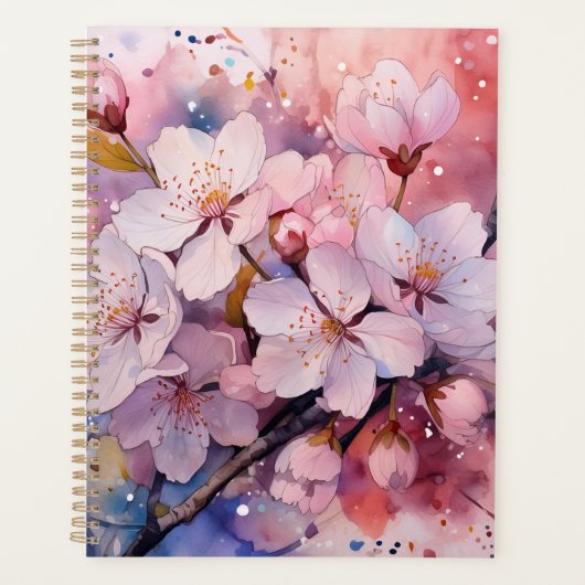 Mooie bloemen planner (Voorkant)