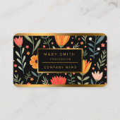  Mooie Bloemen Populair Collectie Visitekaartje (Voorkant)